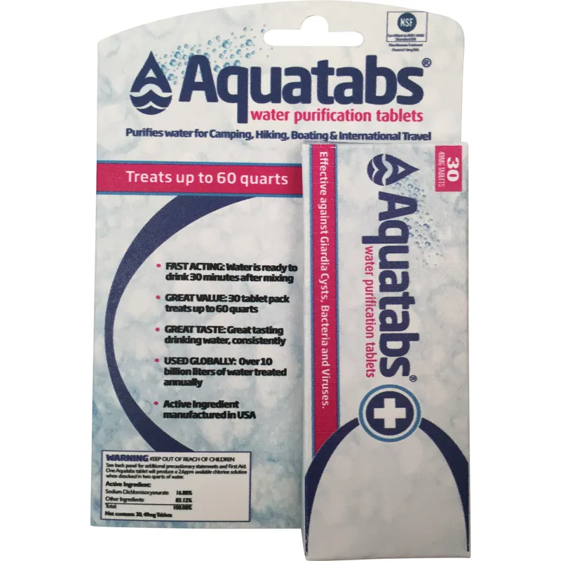 MSR Aquatabs Water Purification Tablets