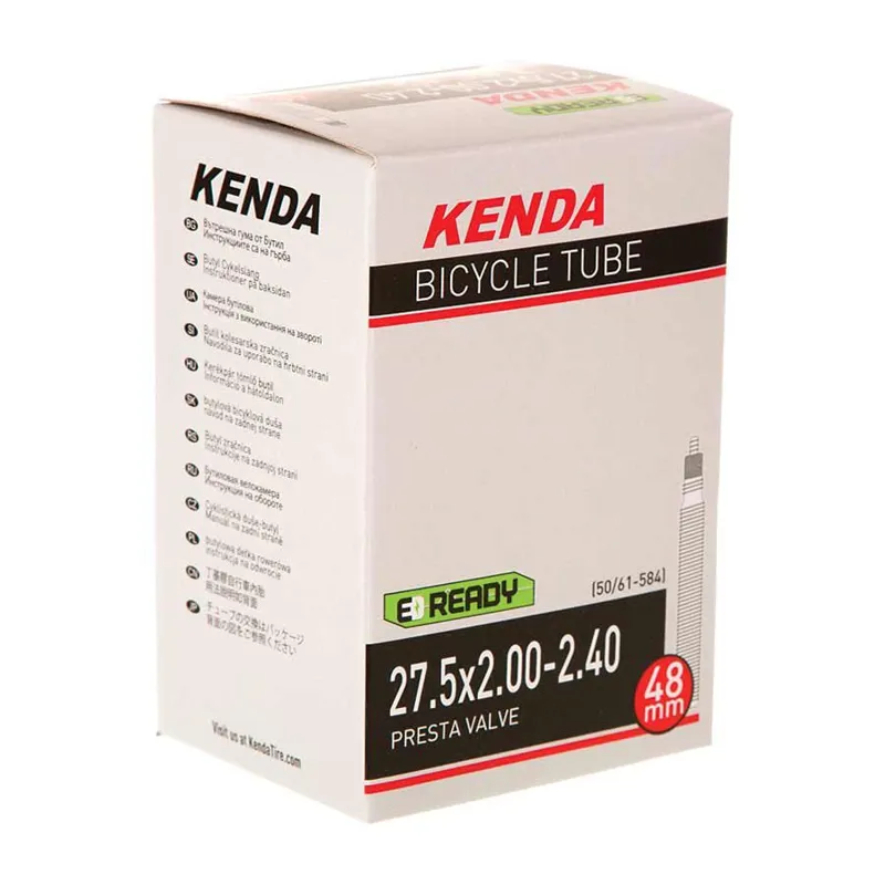 Kenda Bicycle Tube 48mm Presta Valve w/ Removable Core