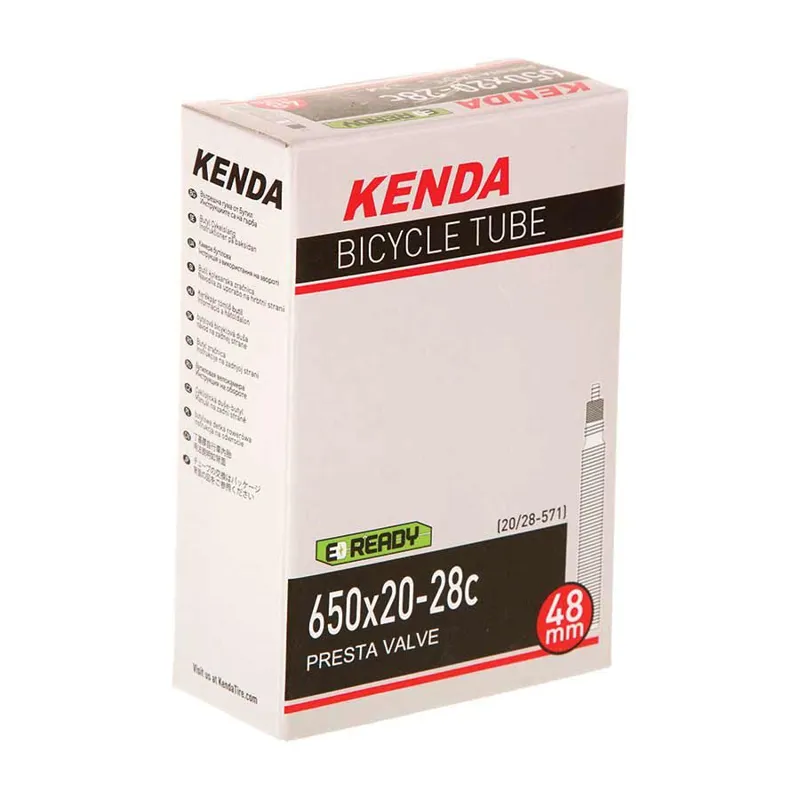 Kenda Bicycle Tube 60mm Presta Valve w/ Removable Core