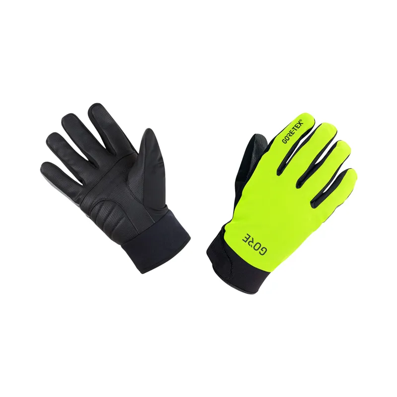 GORE C5 GORE-TEX Thermo Gloves in Neon Yellow/Black