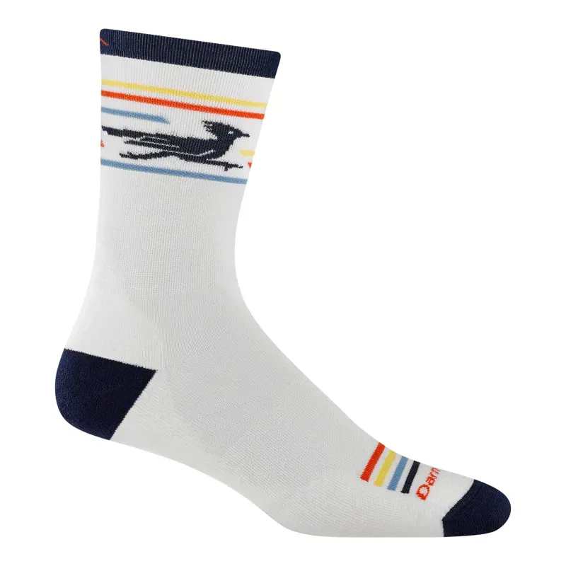 Darn Tough Frontrunner Micro Crew Ultra-Lightweight Socks in White