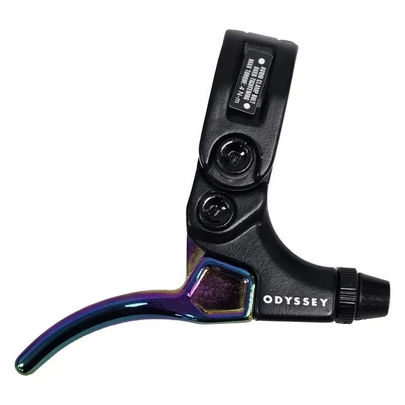 Odyssey Mono Hinged RH Short Hinged Brake Lever in Oil Slick