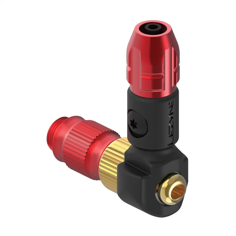 LEZYNE ABS-1 PRO HP PUMP CHUCK HEAD RED-1