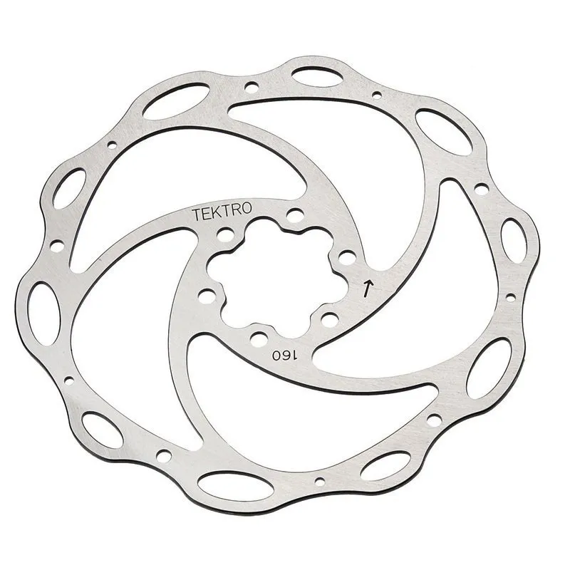 Tektro TR-22 160mm Disk Brake Rotor in Silver