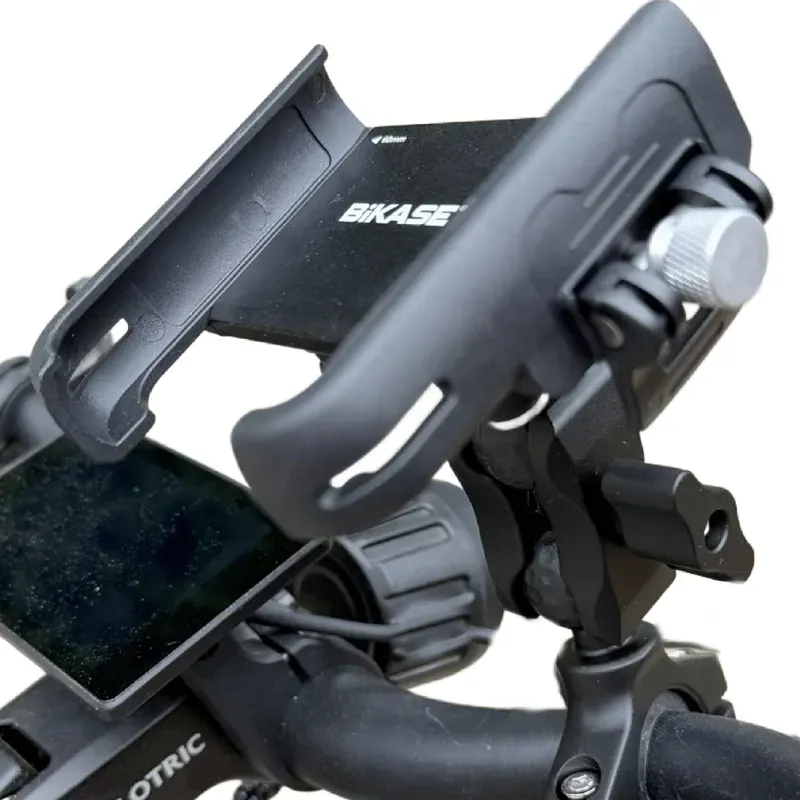 Bikase ISOKase Phone Holder w/Double Ball Joint in Black-1