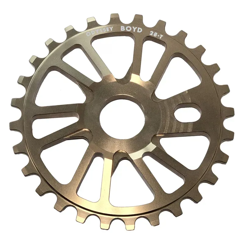 Odyssey Boyd Sprocket 28T CNC Machined 7075-T6 Aluminum in Coffee