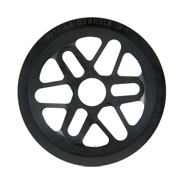 Odyssey 28t Polished La Guardia Sprocket in Black