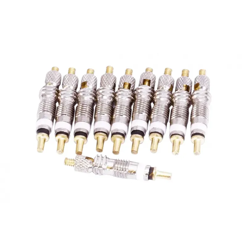 Orange Seal Valve Core 10-pack in Silver