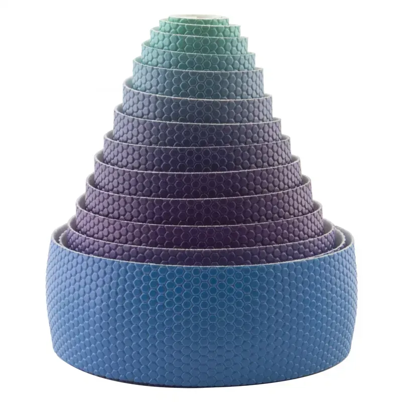 Snack! Fade V2 Handlebar Tape and Plugs in High Contrast Blueberry