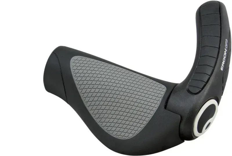 Ergon GP3-L Gripshift Large MTB/Hybrid Grips w/Med Barend in Black