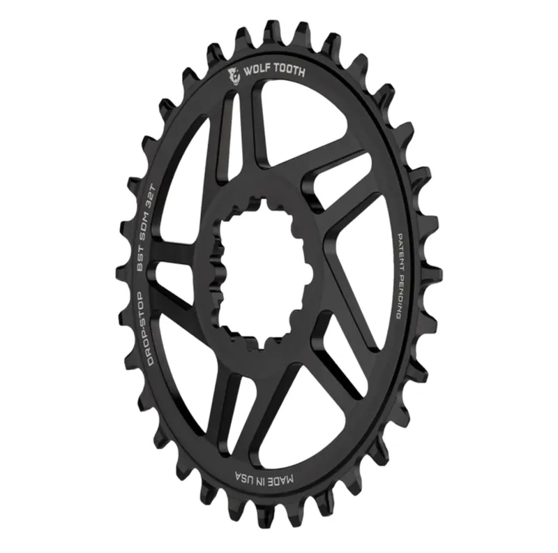 Wolf Tooth SRAM Direct Mount 34-tooth 3mm Boost MTB Chainring in Black