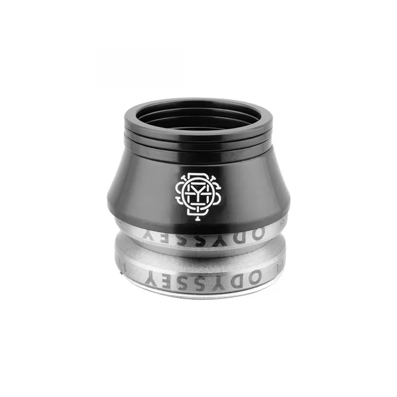 Odyssey Integrated BMX 1-1/8in Headset w/Conical Spacer in Black