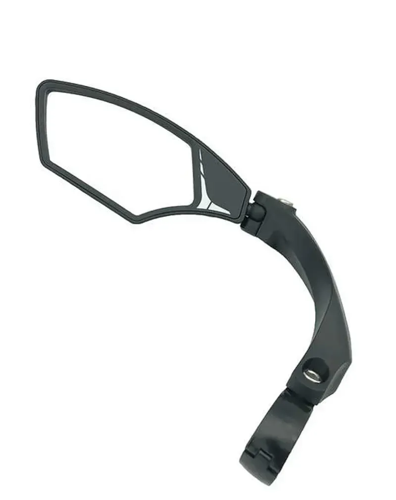 Hafny HD-Glass Lens Nylon Right Hand Clamp-on Mirror in Black