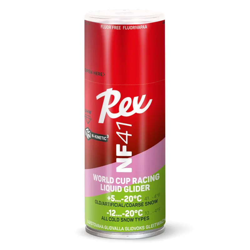 Rex NF41 World Cup Racing Liquid Glider: Pink/Green 170ml