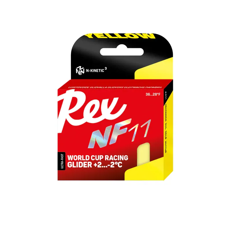 Rex NF11 World Cup Racing Glider Wax: Yellow 50-28F 40g