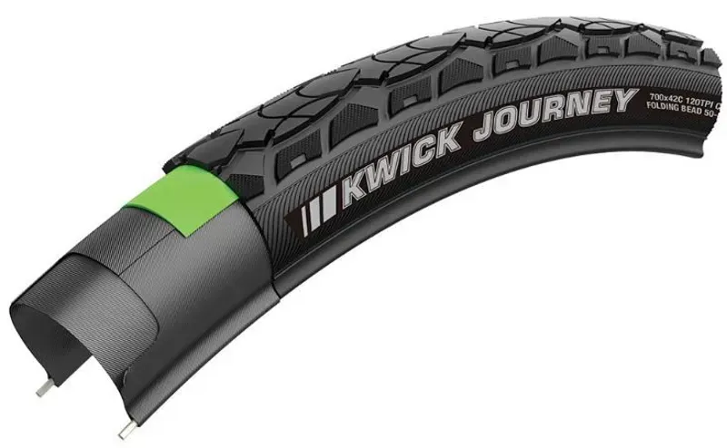 Kenda K1129 Kwick Journey 700x40c City Tire w/ K-Shield in Black/Reflect