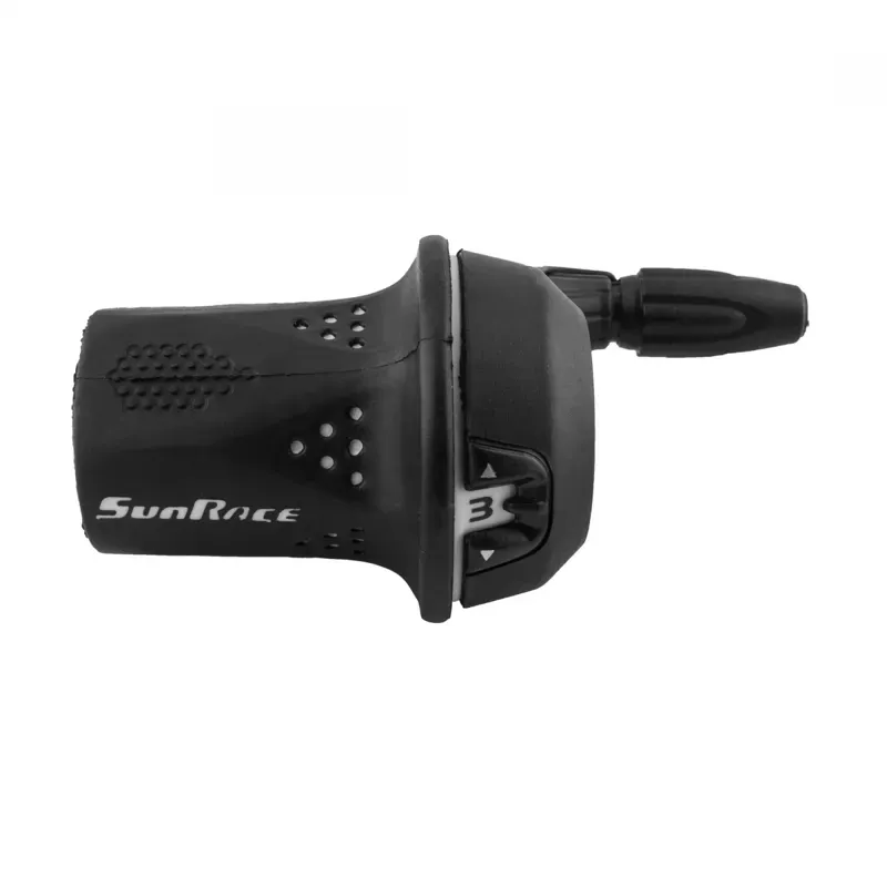 Sunrace TSM21 3-speed twist Shifter in Black/Gray