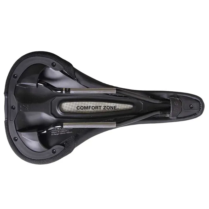 WTB Rocket 265x150mm Wide Cromoly Saddle in Black-4