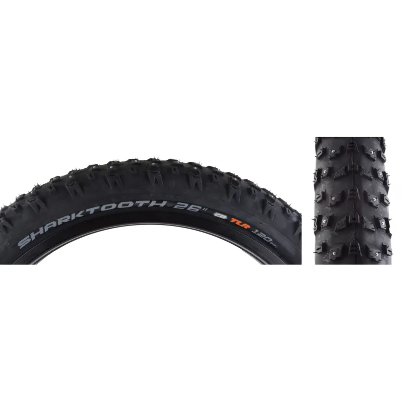 Arisun Sharktooth Folding 26x4.0 Trail Tire in Black