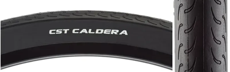 CST Premium Caldera BSK 110-psi Wired 700x25c Tire in Black