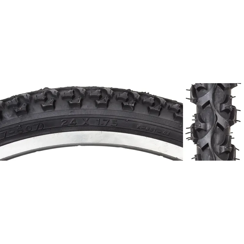 Sunlite Alphabite K831 24x1.75 Mountain Bike Tire in Black