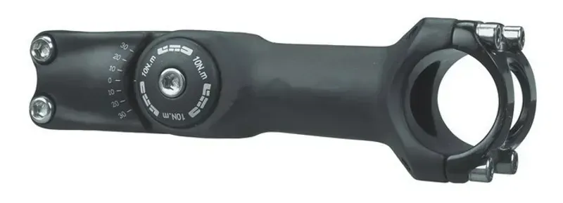 Kalloy AS-820 28.6x95mm 0/60-deg Adjustable Stem in Matte Black