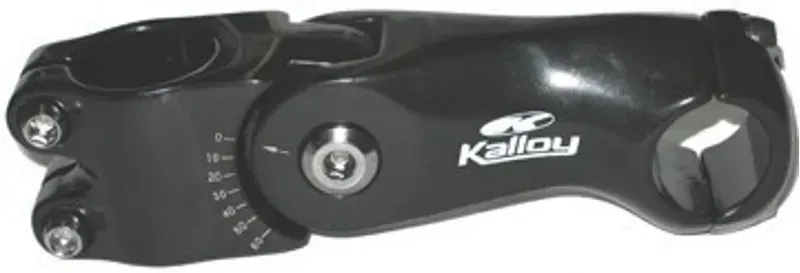 Kalloy AS-820 28.6mm Adjustable Ahead Stem in Black