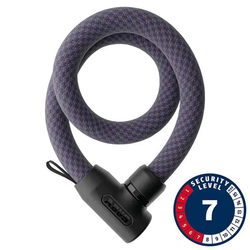 Abus Yarnit 4004K Chain Lock 4mm 110cm in Midnight Purple