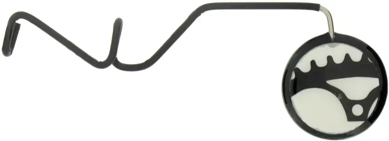 Tiger Eye Chainring' Glasses Mirror in Black