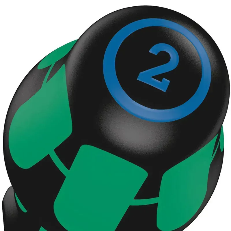 Wera 352 4/100mm Ball End Hex Screwdriver in Black/Green-1