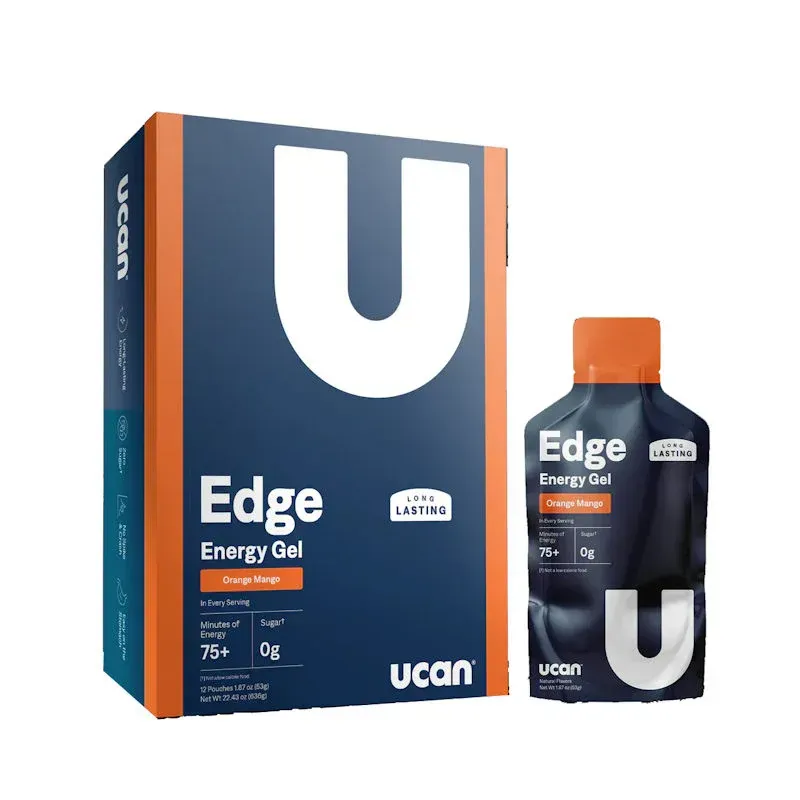 Ucan Edge Energy Gels in Orange Mango