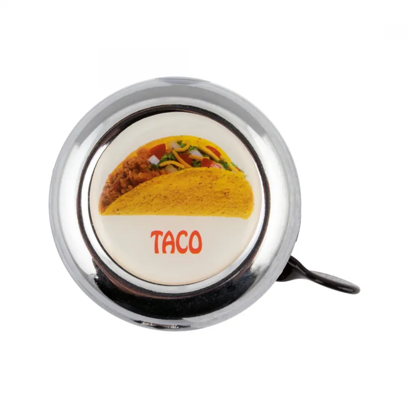 Clean Motion Silver Swell Bicycle Bell - Taco