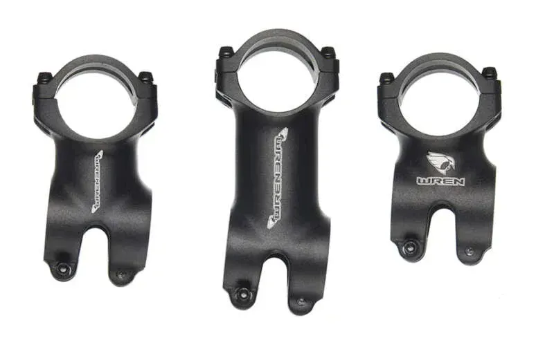 Wren 40mm 6deg 31.8mm Alloy Stem w/T20 Torx Bolts in Black