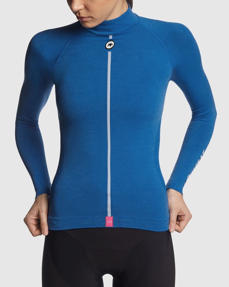 Assos Women's Ultraz Winter Skin Layer LS Calypso Blue-2