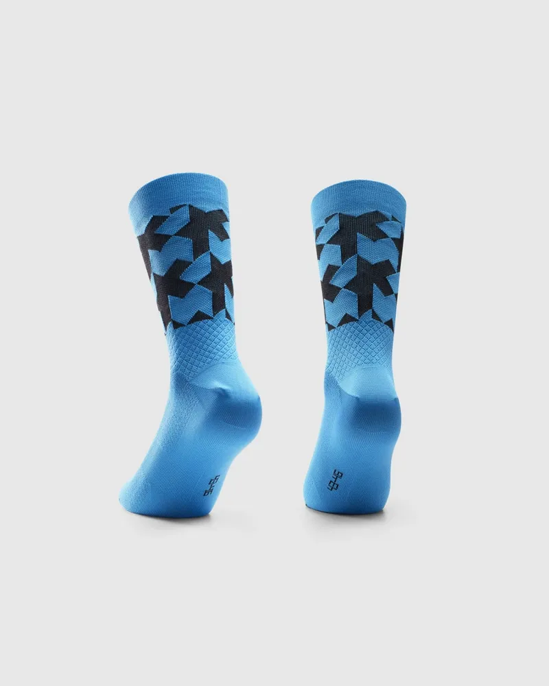 Assos Monogram Socks EVO Cyber Blue-1