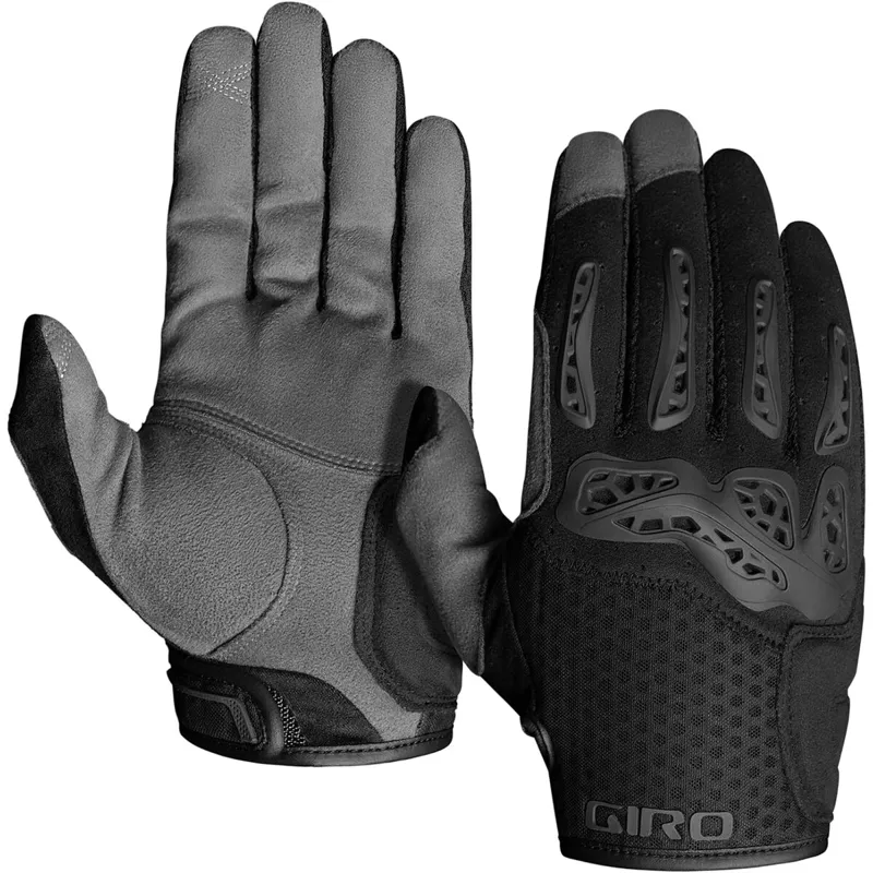 Giro Gnar Gloves: Dark Shadow / Black