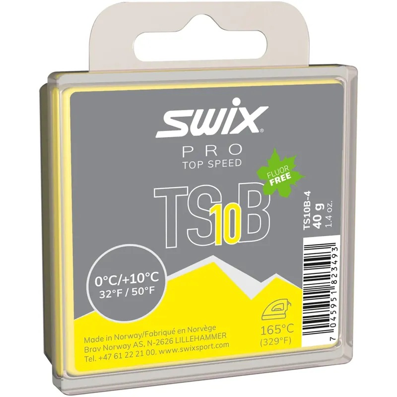Swix TS10 Black Wax 32F/+50F 40g