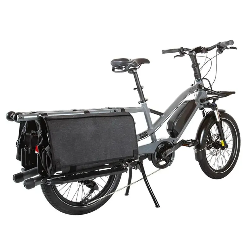 Yuba Fastrack Cargo E-bike Grey-1