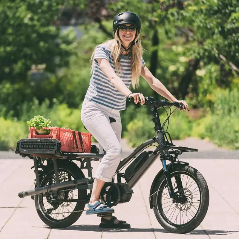 Yuba Fastrack Cargo E-bike Grey-4