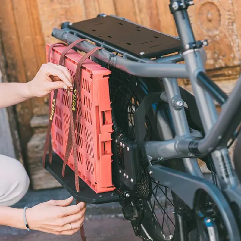 Yuba Fastrack Cargo E-bike Grey-5