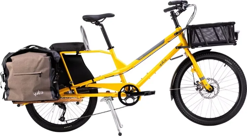 Yuba Kombi Compact Cargo Bike Blue-3