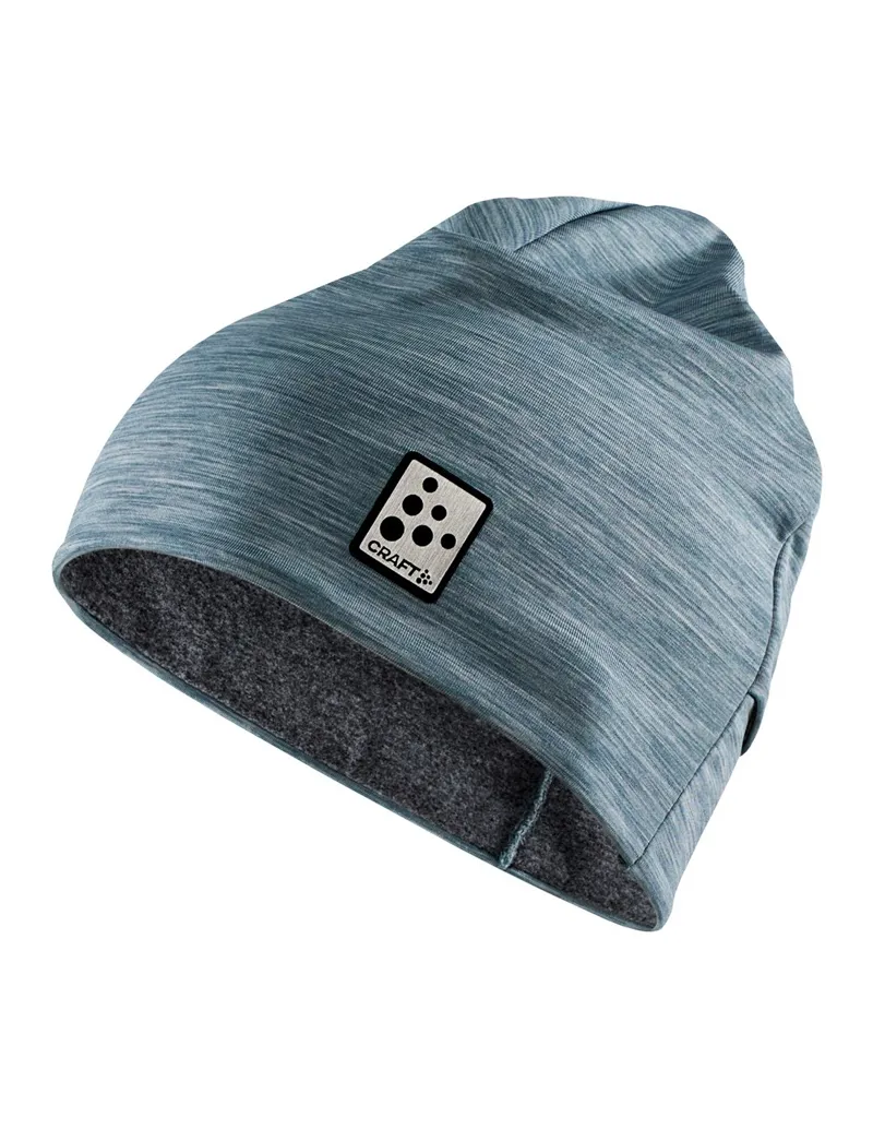Craft Nordic Microfleece Ponytail Hat in Trooper-Melange - One-size