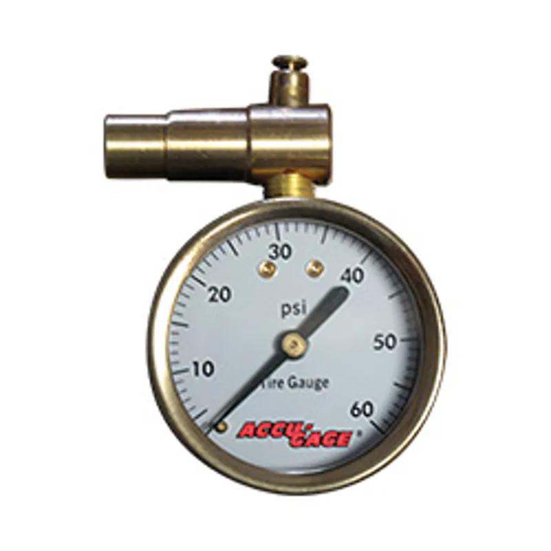 Accu-Gage Presta Valve Dial Gage - 60psi