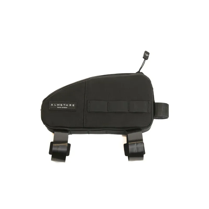Almsthre Reverse Top Tube Bag in Midnight Black-1