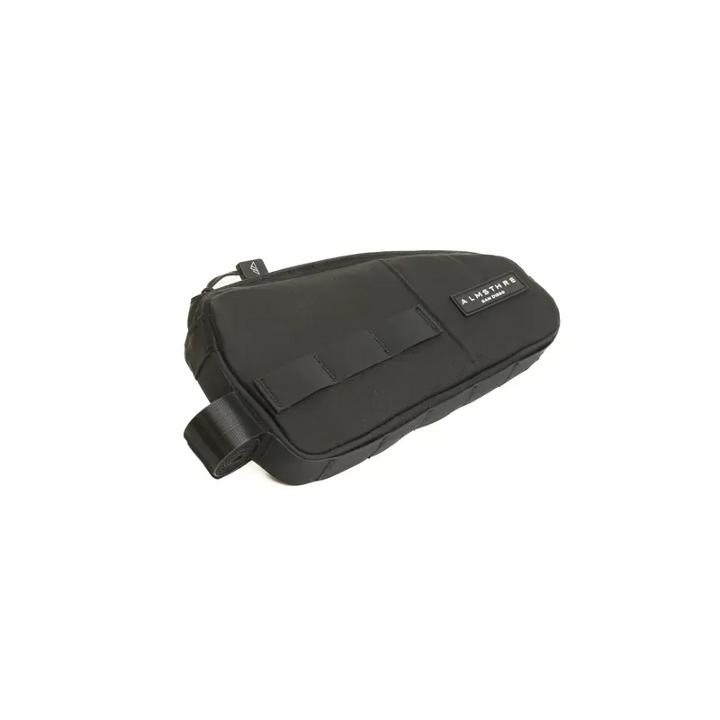 Almsthre Reverse Top Tube Bag in Midnight Black-2