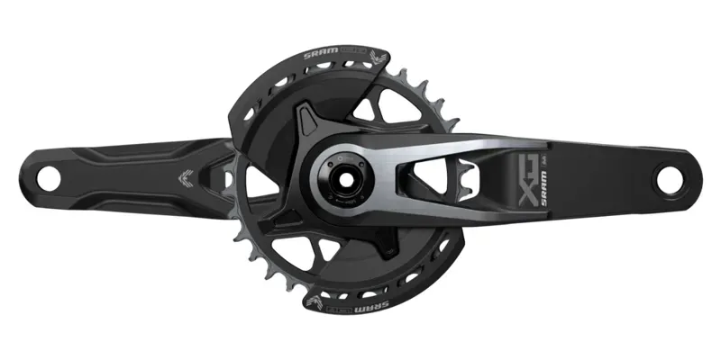 SRAM X0 Eagle 12-speed 32-tooth 175mm T-Type Wide Cranks W/ Guard in Black