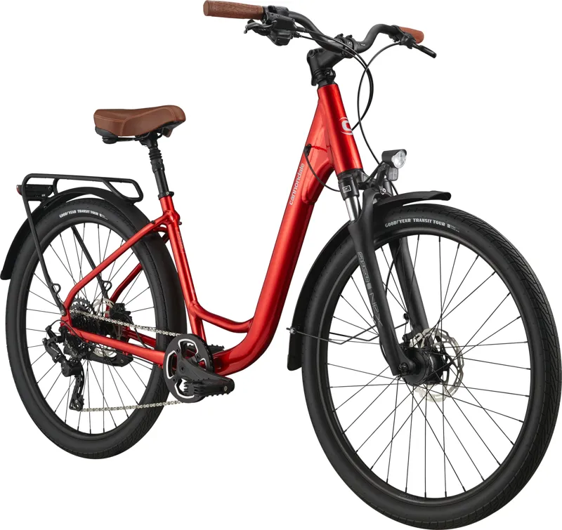 Cannondale Adventure EQ Hybrid Bike in Candy Red