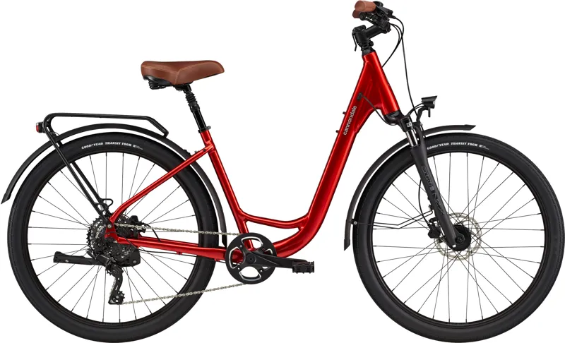 Cannondale Adventure EQ Hybrid Bike in Candy Red-1