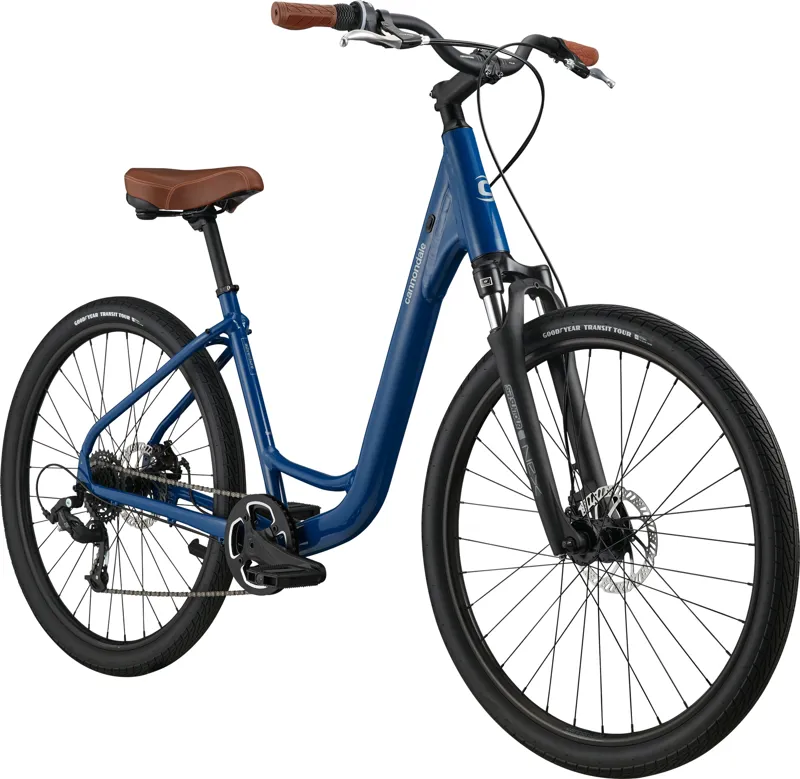 Cannondale Adventure 2 Hybrid Bike in Abyss Blue-1