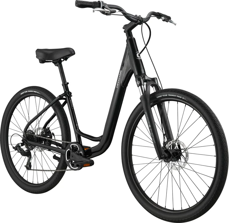 Cannondale Adventure 2 Hybrid Bike in Black Pearl-1
